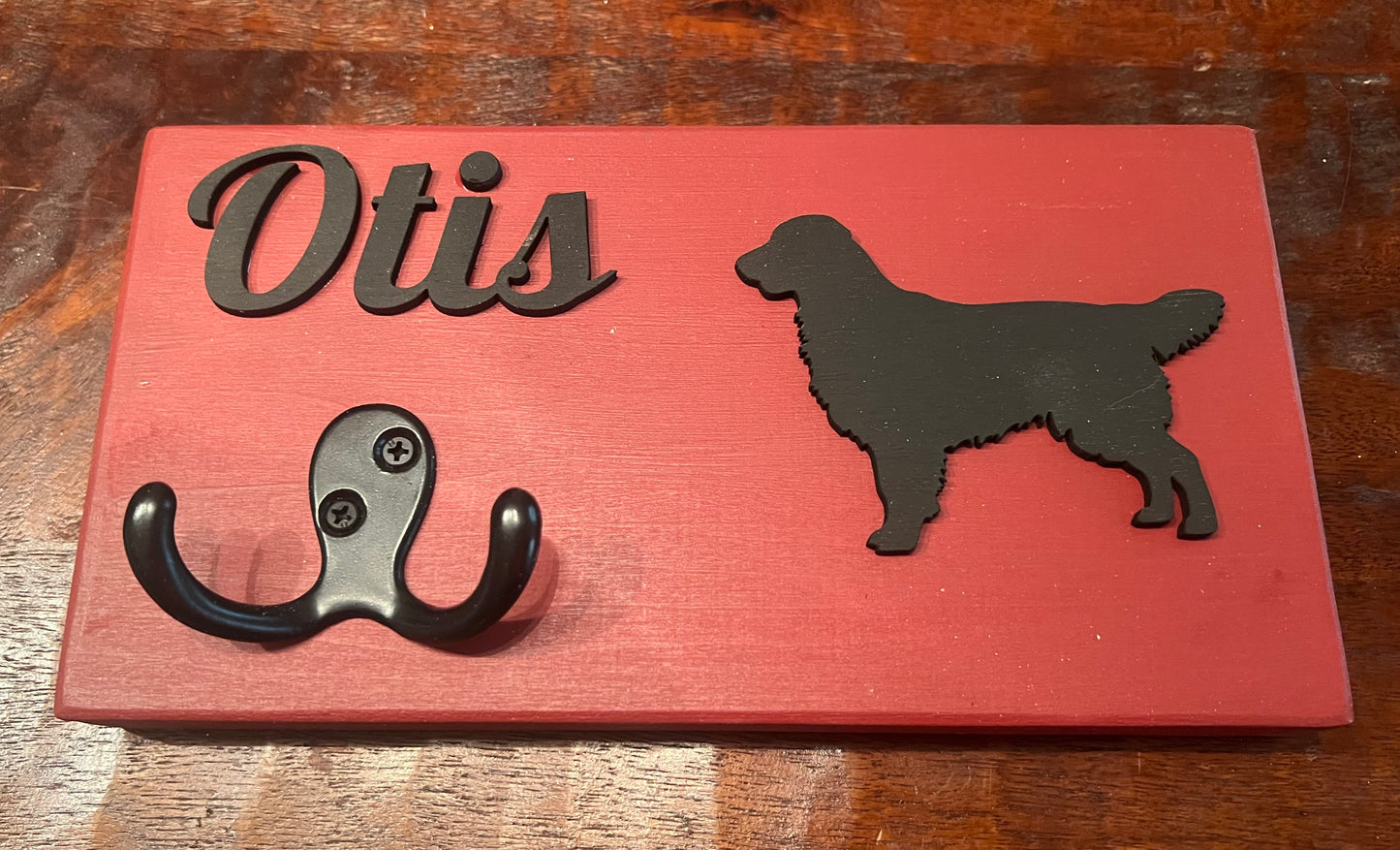 Pet leash holder with customization available