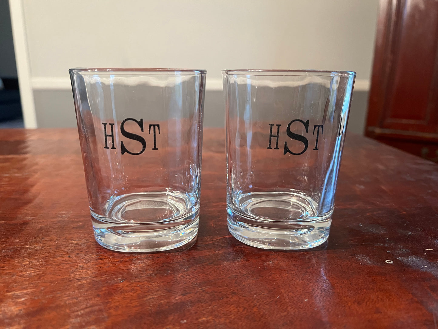 Personalized Decanter set and glasses
