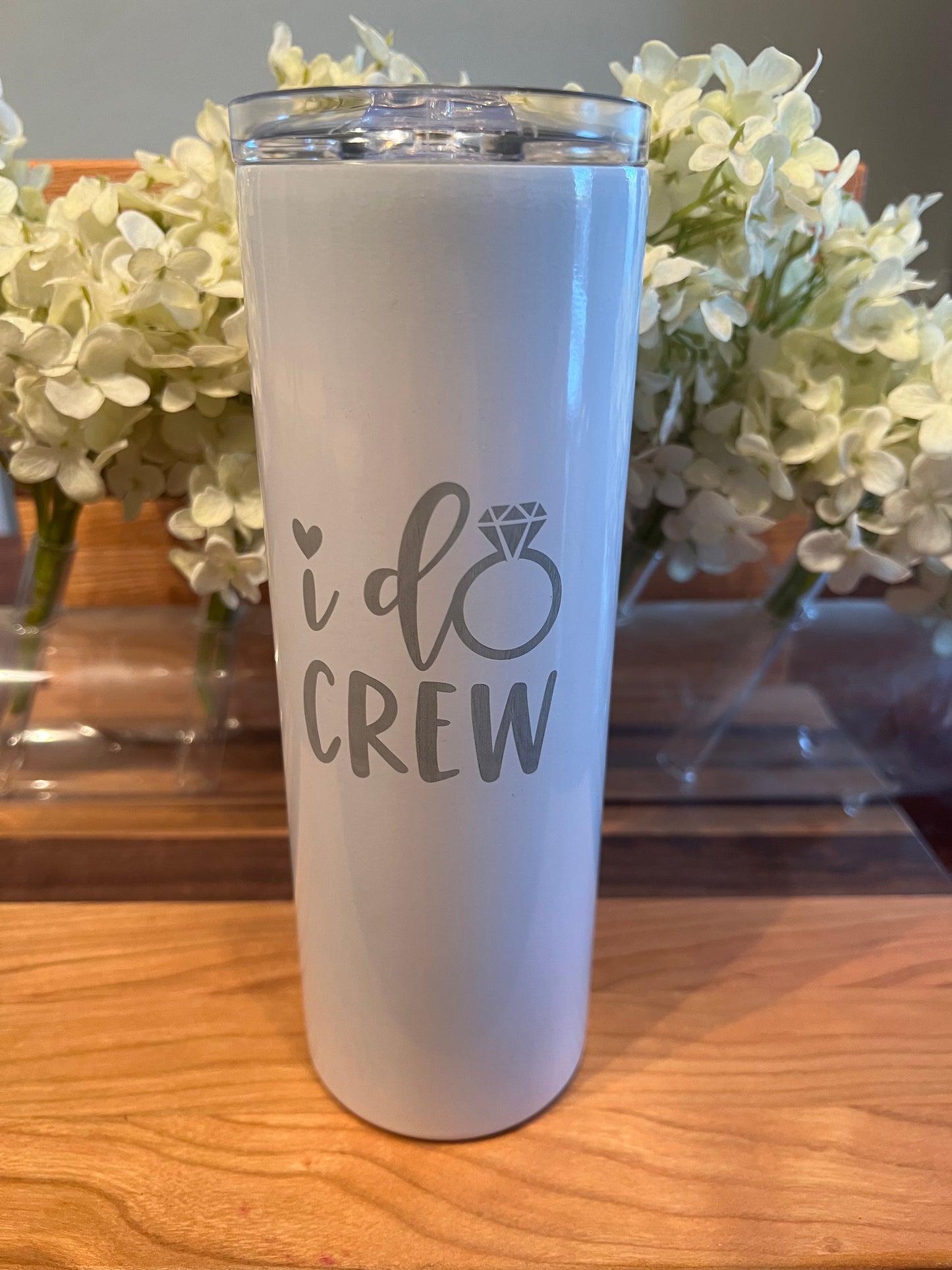 Bridesmaid gift - customized engraved tumblers