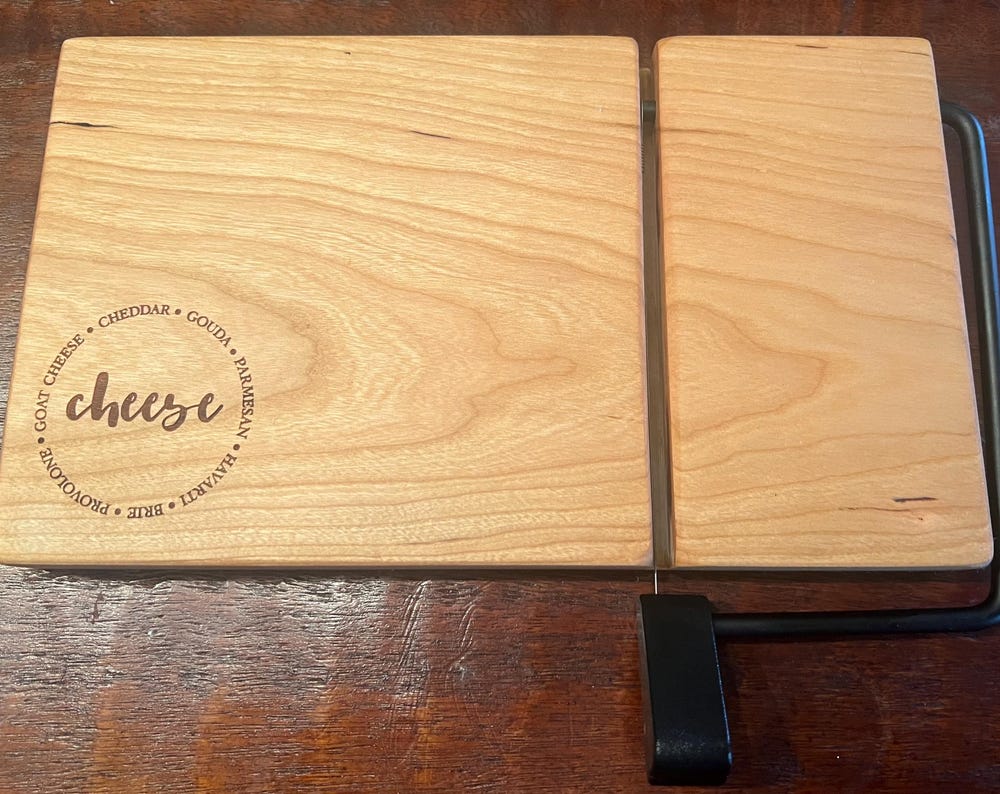 Handmade Cheese Slicing Board