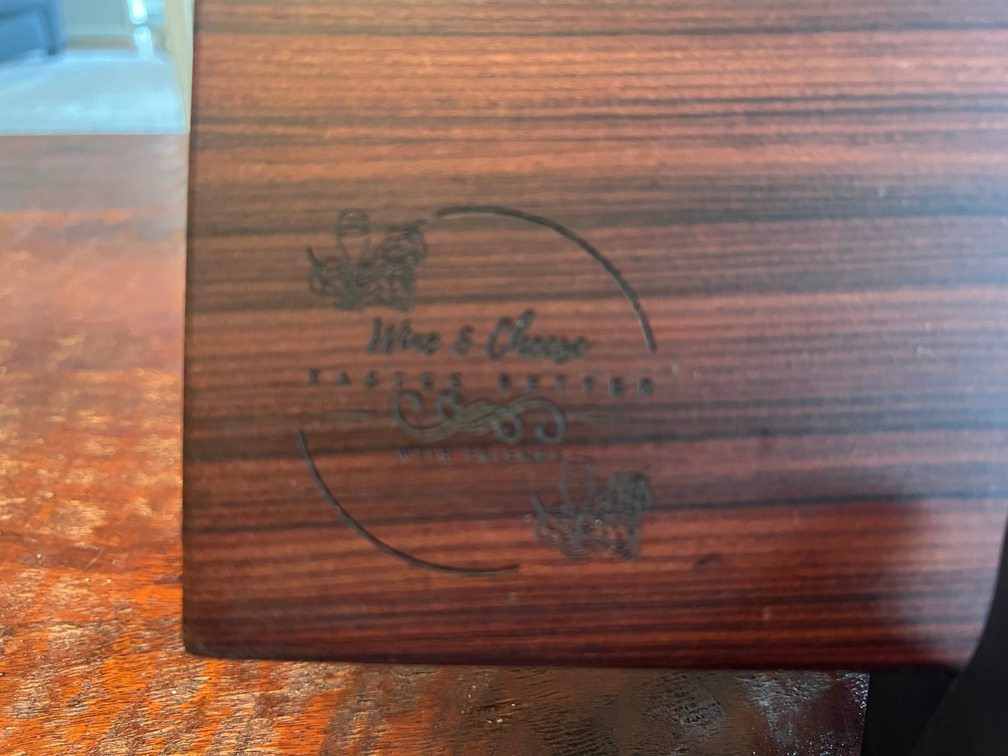 Cheese slicer board - Bolivian Rosewood