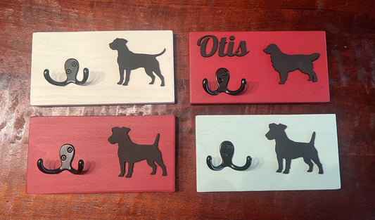 Pet leash holder with customization available